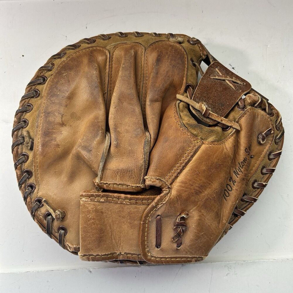 Jim Schaffer Professional Model 215 Catchers Mitt Left Hand Throw Rawlings USA